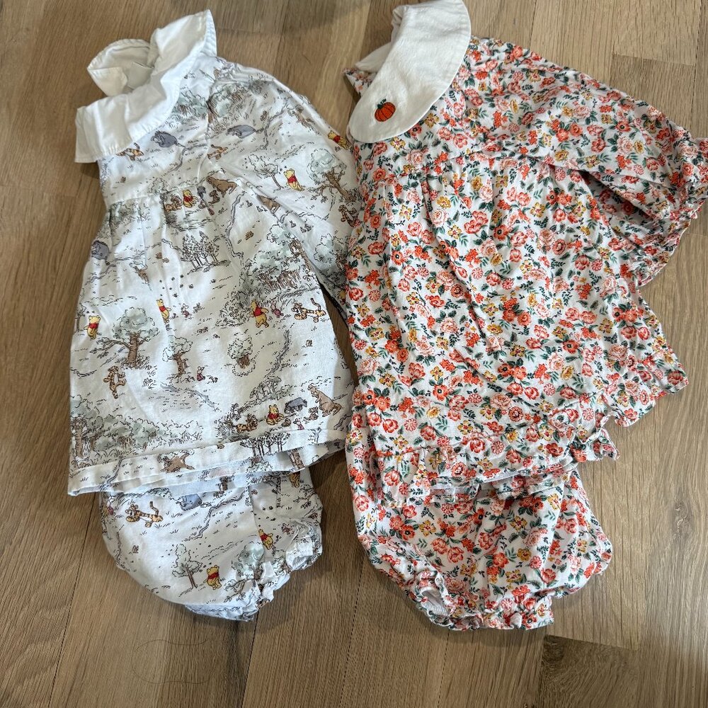 Janie and Jack - Girl Dresses - Two - Size 6-12 months